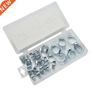 34Pcs Hose Clamp Set With Storage Box Assorted Driver Jubile