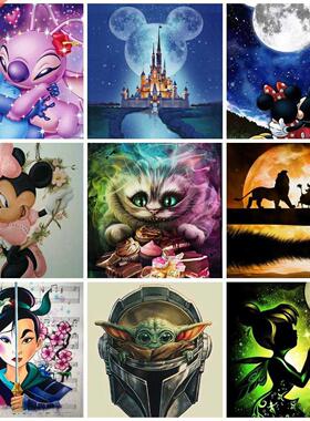 Diamond Painting 5d Mickey Mouse Princess Cartoon Characters
