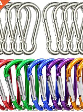 20pcs Mini Carabiner Keychain Alluminum Alloy D-ring Buckle