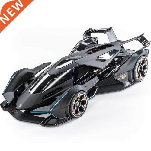 Maisto 8 Lambo V12 Vision Gran Turismo Black Sports Car Stat
