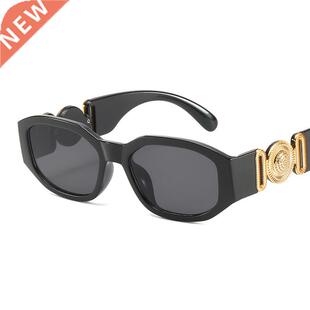 Brand Designer Vintage Sunglasses Woman Irregular Square Fas