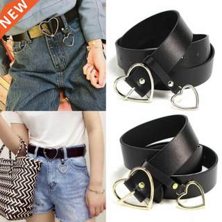 Richkeda Store Female Fashion Round Buckle Waist Belt Metal