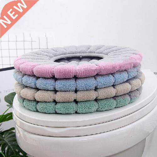 Winter Warm Toilet Seat Cover Washable Bathroom Toilet Pad