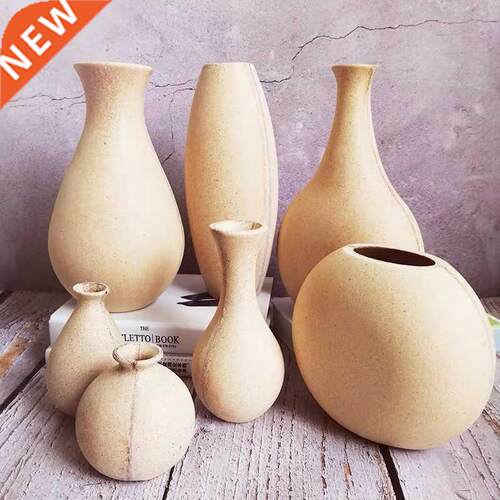 13 Styles Dyeable Wooden Flower Vase DIY Handmade Primary Co
