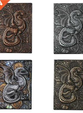 Hardcover Embossed Notebook Retro Leather Notepad A5 Journal