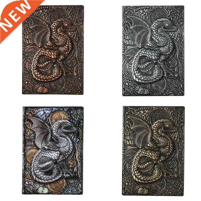 Hardcover Embossed Notebook Retro Leather Notepad A5 Journal