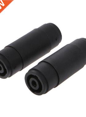2 Pcs 4-Pin Pole Female To Female Speakon Coupler Adapter