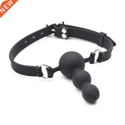 Open Mouth Gag Oral Fixation of Big Beads Mouth Gag Ball Sil