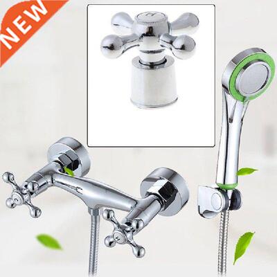 1Set Copper Cross Handle Bath Sink Faucet Handle for