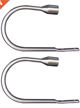 Set of 2 U-aped Metal Wall Tie-Backs for Wide or Thick Cur