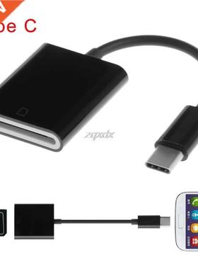 USB Type C To SD Card Reader OTG Cable For Androd Phone Tab