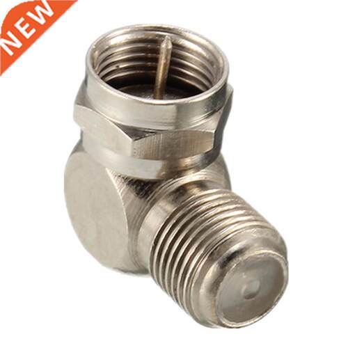 TV Antenna Cable Connector F-Type Male to Female Right Angle