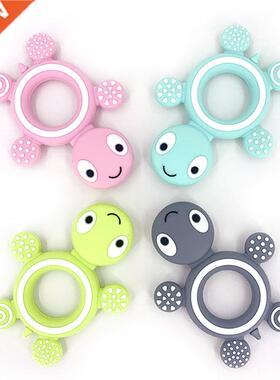 Silicone Baby Teethers Turtle 1PC Food Grade Tortoise Silico