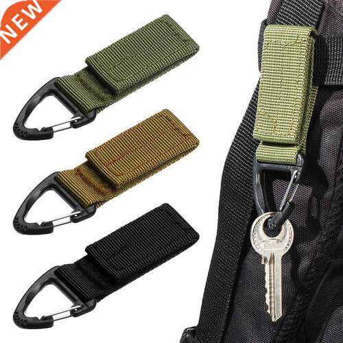 Military Tactical Hanging Key Hook Clip Clamp Buckle Nylon W
