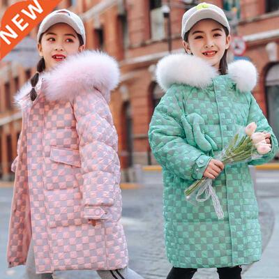 Children's Winter Duck Down Jacket For Girls Kids Cartoon Co