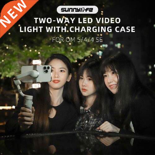 For DJI OM 5 Gimbal Handheld Stabilizer Vlog Light For