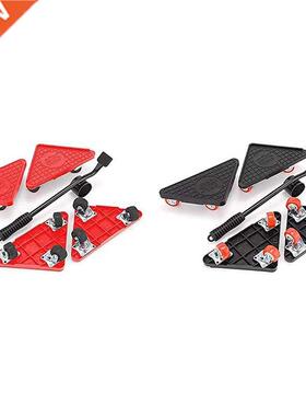 Furniture Lifter&4 Pcs Triple-cornered Slides Kit with T