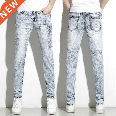 2021 Men's Variety Skinny Jeans Gray/blue Denim Jeans Brand