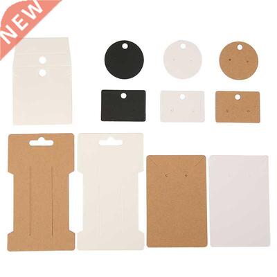 50pcs/lot Earring Cards Holder Paper Hairpin Necklace Displa
