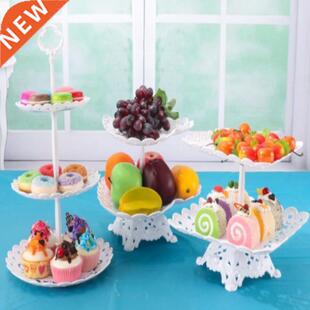 1/2pcs Cake Stand Dies Cupcake Snacks Plates Three-layer