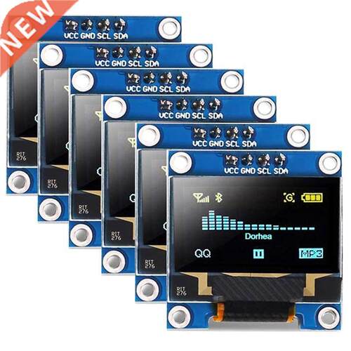 JABS 6PCS 0.96 inch OLED Display Module 12864 128X64 Pixel