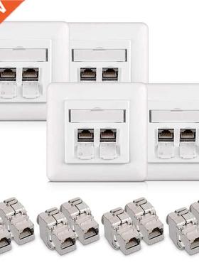 Keystone Module Kit - Includes (8) CAT6A Shielded Keystone J