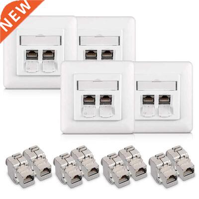 Keystone Module Kit - Includes (8) CAT6A Shielded Keystone J