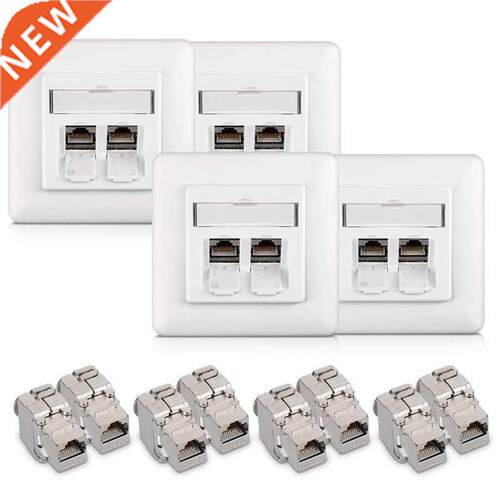 Keystone Module Kit - Includes (8) CAT6A Shielded Keystone J
