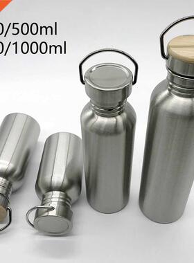 Portable Stainless Steel Water Bottle with handle 1000ml/500
