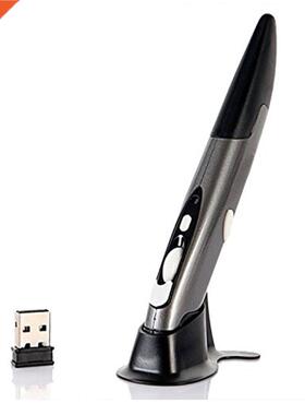 Battery Powered 2.4GHz USB Wireless Mouse Opti Pen Air Mo