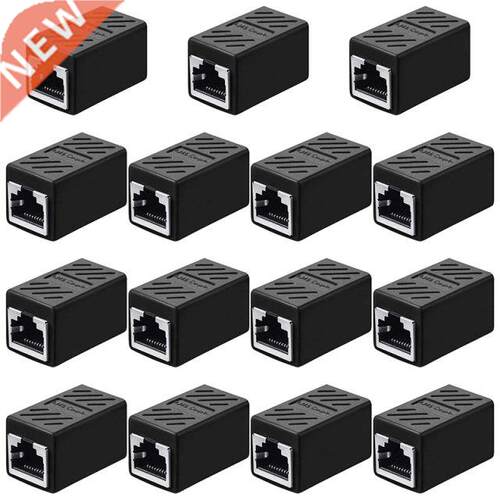15Pcs RJ45 Coupler, Ethernet Extension Adapter Network Conne