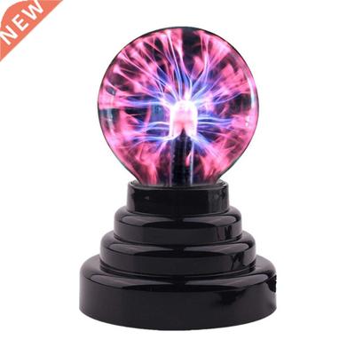3 Inch Novelty Magic Crystal Plasma Ball Touch Lamp LED