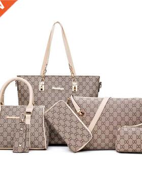 Luxury Designer Shoulder Bag 6PCS Women Purse and Handbags T
