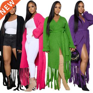 S-3XL plus size cardigan sweater jacket大码秋冬加厚毛衣外套