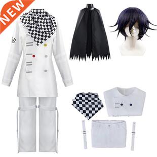 Anime Danganronpa V3 Kokichi Oma Uniforms Scarf Cloak Set Co