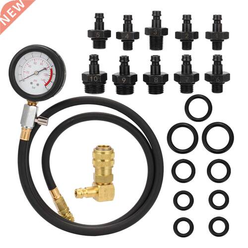 12pcs Engine Oil Pressure Test Kit Tester Car Garage Tool Lo