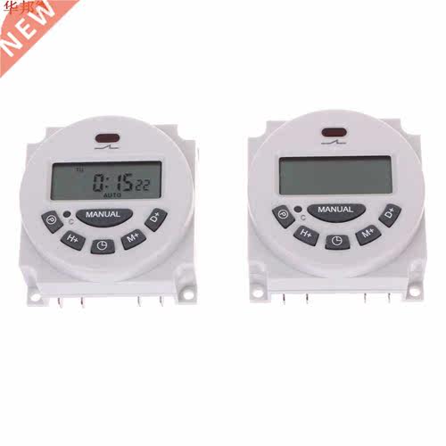 DC 12V AC 220V Digital LCD Weekly Programmable Time Switch R