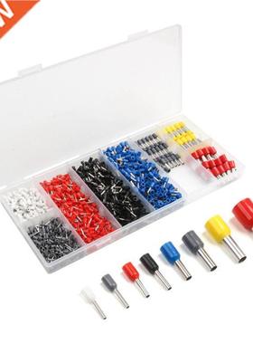1200Pcs Wire Copper Crimp Connector cooper Ferrules kit Insu