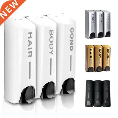 Sngle/Double/Trple 350ml Soap Dspenser Wall mount Shower