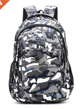 2 Sizes Camouflage Waterproof School Bags for Girls Boys Ort