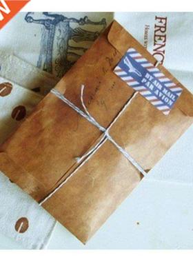 Retro Old Color Lacquered Kraft Paper Envelope Postcard Stor