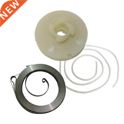 Recoil Starter Spring Pull Rope Recoil Rope Rotor Pulley Kit