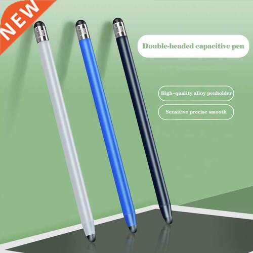 14cm Universal Pencil Double Dual Silicon Head Touch Capacit