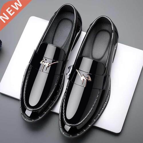 male comfortable shoe leather fashion shoes men terse mocas