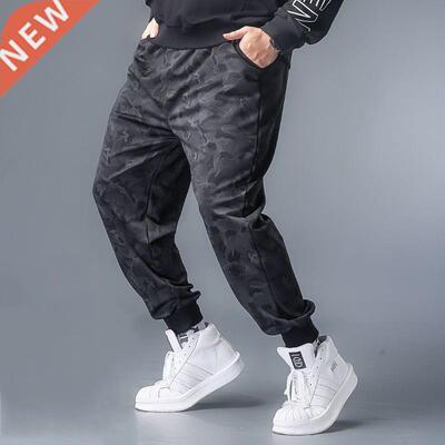 Men	s Casual Pants Streetwear Camouflage Quick Dry Sw