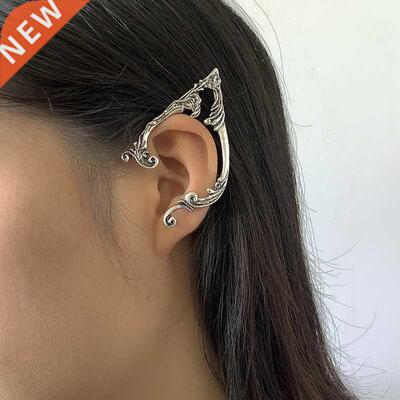 Punk Fairy Ear Cuff Earring Dark Elf Ear Clip No Piercing Ea