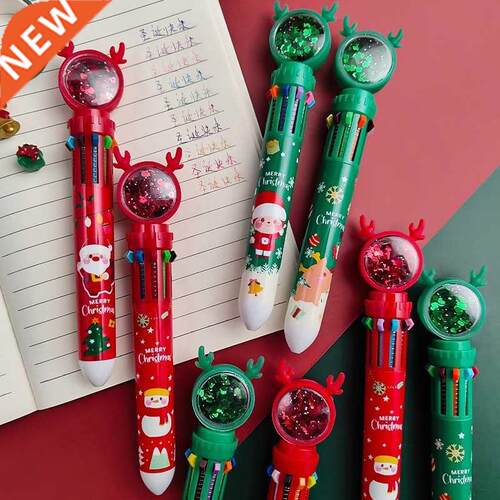 Ballpoint Pens Cute School Supplies 10 Colors Creativity Chr