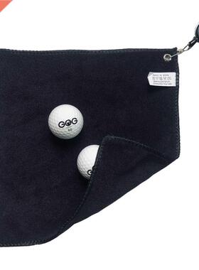 1c 25*25cm black 88% cotton Golf towel Club Towel Squae to