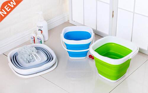 folding 10L Square bucket Bucket for Fishing Promotion Car W