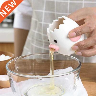 Creative Cartoon Chicken Egg Yolk White Separator Ceramics